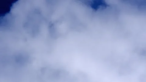 Fast Moving Clouds Timelapse with Deep Blue Sky Video Stock Footage 333126785