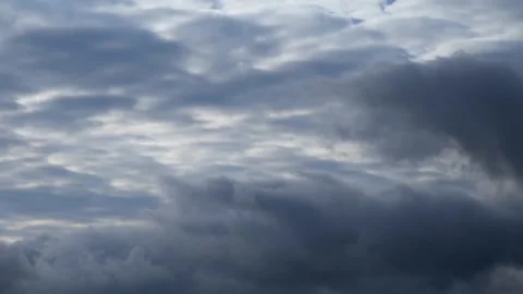 Fast moving clouds Timelapse. Dramatic sky B Roll time-lapse footage Vidéo 265616990