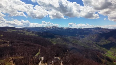 Fast Moving Clouds Timelapse Over Scenic Landscape in 4K Video stock 339097092