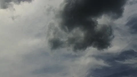 Fast Moving Clouds Towards Camera - Timelapse Video stock 203805514