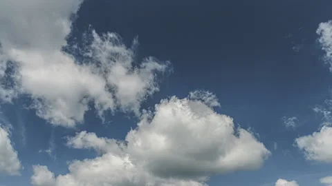 Fast Moving Clouds Towards Camera - Timelapse Stock Footage 203806342