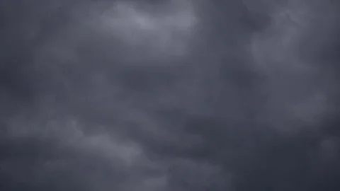 Fast moving dark clouds. Moving quickly. Stock Footage 75397873