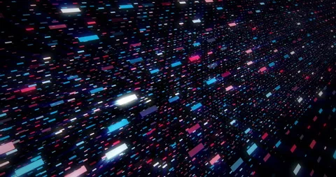 Fast Moving Data Streams Technology Motion Background. Stock Footage 327154022