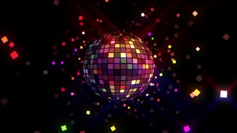 Fast moving disco ball Video stock 72506688