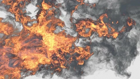 Fast Moving Fire On Alpha Stock Footage 167022872