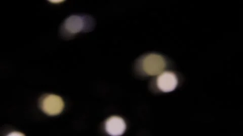 Fast moving hexagonal lights with low focus far to the left Видео 317487421