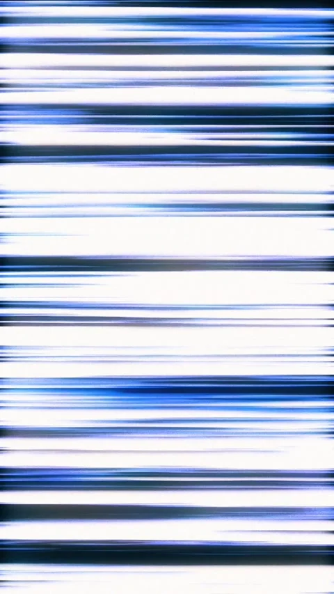 Fast moving horizontal glowing blue lines speed motion Video stock 345653581