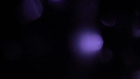 Fast moving large blue bokeh light Vidéo 309236506