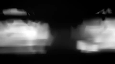 Fast moving light shadows and reflection Stock Footage 92779297
