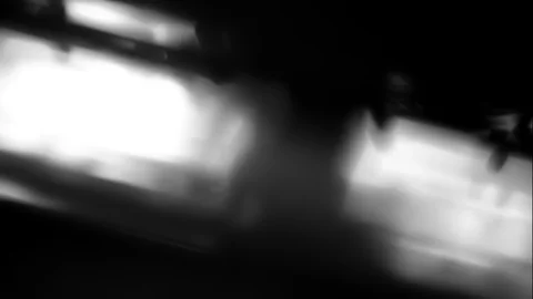 Fast moving light shadows and reflection Stock Footage 92779341