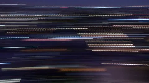 Fast moving lights. Stock Footage 20505443