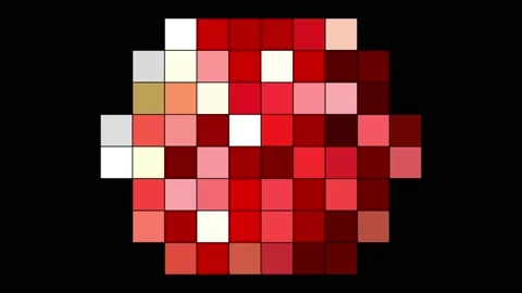 Fast Moving Multicolors Checker Effect, Motion Graphics Stock Footage 156583345