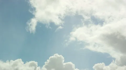 Fast moving rain cloud time-lapse narrow angle with some blue sky in-between Stock Footage 270987563