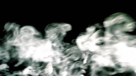 A fast moving smoke with a black background Stock Footage 158829852