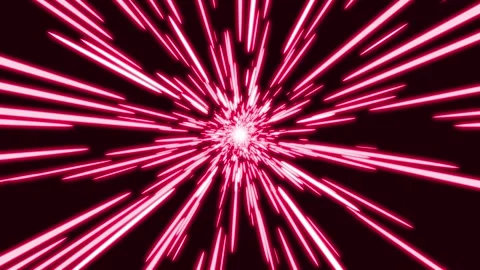 Fast Moving Speed Light Flying Seamless Loop Magenta horizontal 10 sec Stock-Footage 340764460