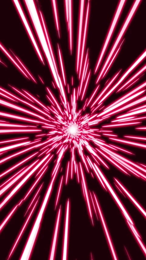 Fast Moving Speed Light Rays Glow Loop slow-motion Magenta 20 Sec 9-16 Pink Stock-Footage 340760817