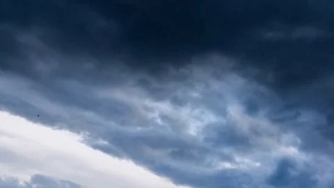 Fast moving storm clouds Stock Footage 84486593