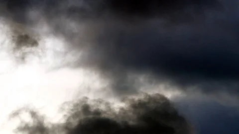 Fast moving storm clouds Stock Footage 87966419