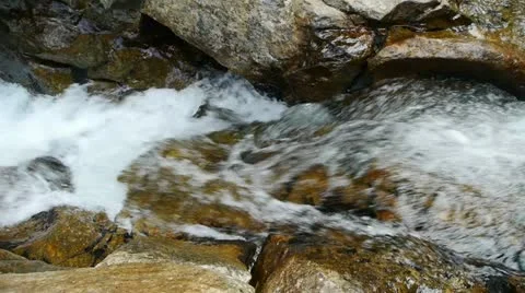 Fast Moving Stream Video stock 12274199