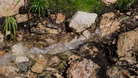 A Fast Moving Stream Stock Footage 251304571