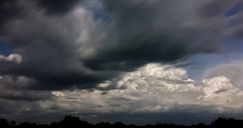 Fast-moving Thuderstorm Rolling In (2160p 23.976) Stock Footage 166538215