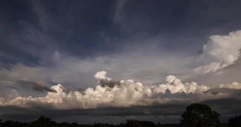 Fast-moving Thunderstorm (3240p 23.976) Stock Footage 212979258