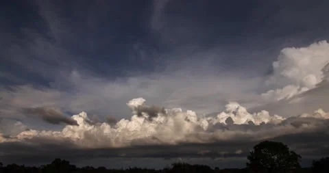 Fast-moving Thunderstorm (3240p 25fps) Stock Footage 212979031