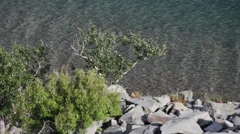 Fast moving water Stock Footage 12369179