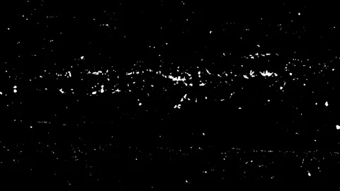 Fast moving white noise texture with old film effect and dust scratches on .. Stock Footage 330550897