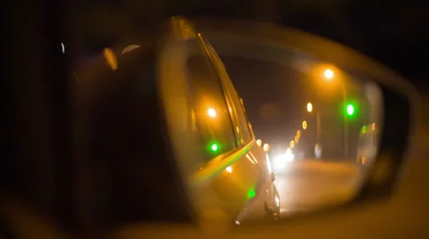 Fast night drive Stock Footage 34218154