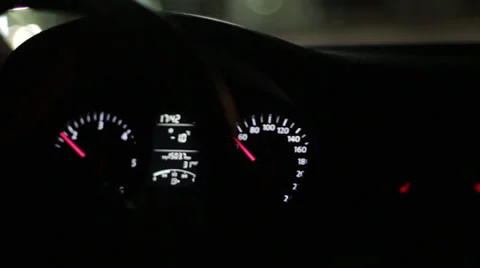 Fast night drive Stock Footage 34218948