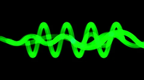 Fast Oscillator Scope Display Effect - Seamless Loop Video stock 41730495