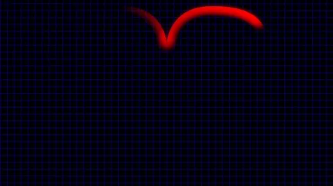 Fast pace heart - digital animation Stock-Footage 100718