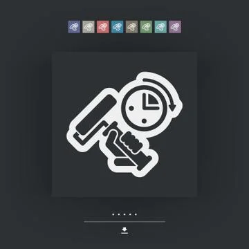 Fast painter Illustration