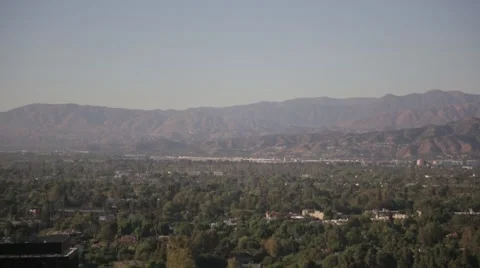 Fast pan of mountains Stock Footage 46061880