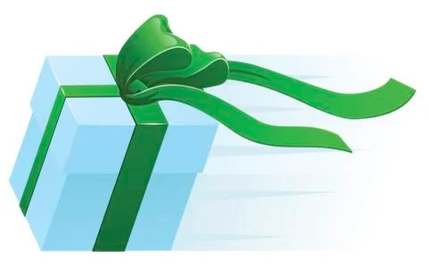 Fast present gift concept イラスト素材