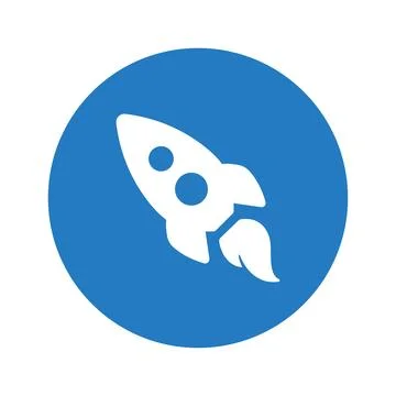 Fast, project launch, rocket, start up icon. Stock Illustration