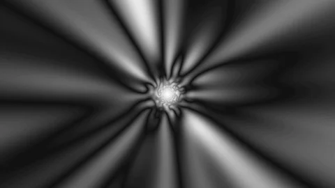 Fast Psychedelic Black And White Warp Effect Abstract VJ Motion Background 2 Stock Footage 100553387