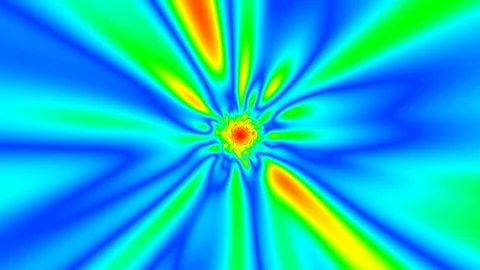 Fast Psychedelic Colorful Warp Effect Abstract VJ Motion Background 2 Stock Footage 100551324