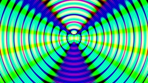 Fast Psychedelic Concentric Circles Waves Abstract Motion Background Loop Stock Footage 99839208
