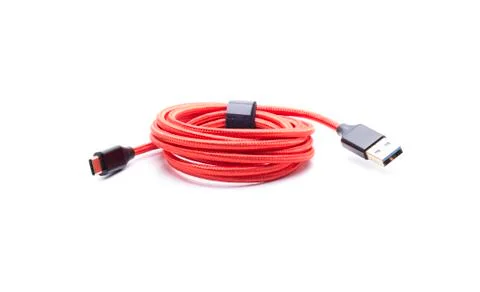 Fast red cable Stock Photos