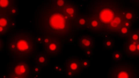Fast Red Dark Dynamic Particles Cluster Abstract Motion Background Loop Stock Footage 100522707