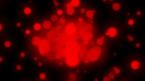 Fast Red Dark Swirling Particles Cluster Abstract Motion Background Loop Stock Footage 100392092