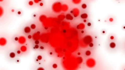 Fast Red White Swirling Particles Cluster Abstract Motion Background Loop Stock Footage 100436489