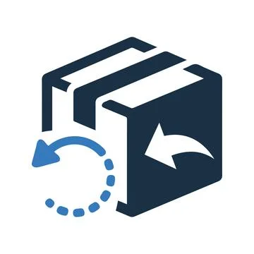 Fast Return Icon, Send Back Icon Stock Illustration