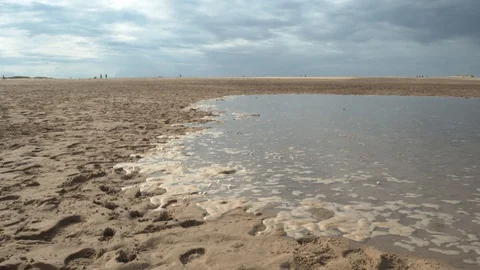 Fast rising tide Stock Footage 130105167