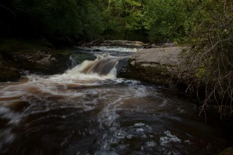 Fast river flow Stock Photos