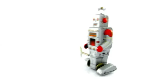 Fast robots  Stock Footage 955396