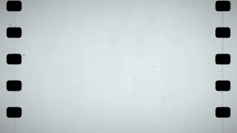 Fast rolling old film strip effect with perforations, dirt and scratches. Stock Footage 340987967