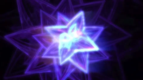 Fast rotating bright glowing in the center. Video stock 153624012
